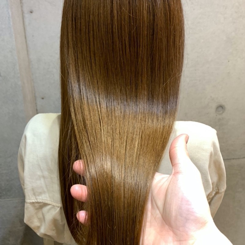 Japanese hair straightening | BAROQUE hair and nails